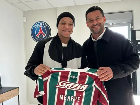 André ‘tira onda’ com Mbappé no Fluminense e enlouquece torcida