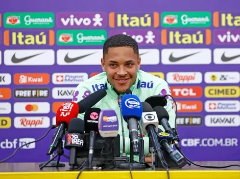 CONSELHO? Vítor Roque revela papo com Felipão antes de ir para a Seleção Brasileira