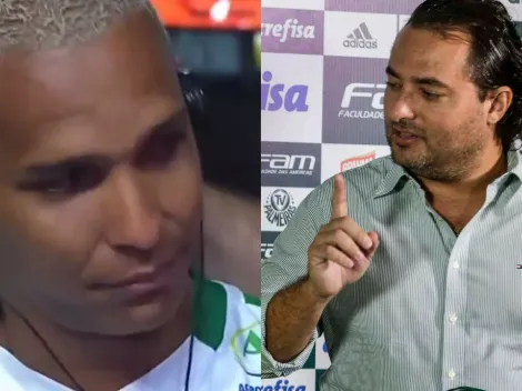 Alexandre Mattos ‘causa’ com Deyverson e campeão pelo Palmeiras até chora ao vivo