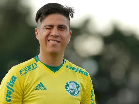 "Obrigado filho"; Cristaldo provoca São Paulo e agita torcida do Palmeiras na web