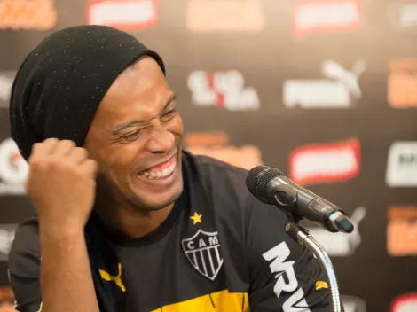 Milito revela “grande amizade” com ídolo do Atlético-MG, Ronaldinho Gaúcho