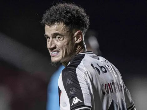 Vasco atualiza cenário de Philippe Coutinho após lesão recém detectada