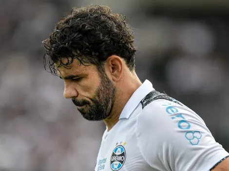 Dor de cabeça: Diego Costa sofre novo problema no Grêmio e Portaluppi é informado