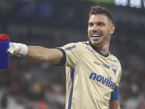 João Ricardo celebra empate do Fortaleza fora de casa