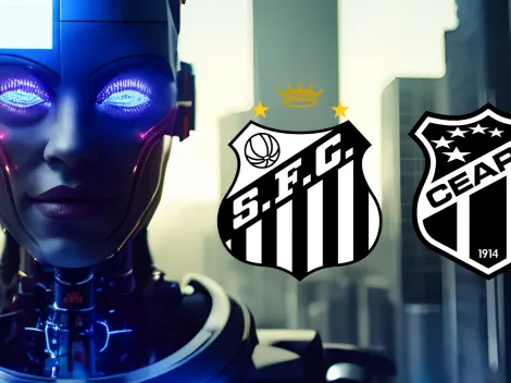 Inteligência artificial revela palpite de Santos x Ceará pelo Brasileirão