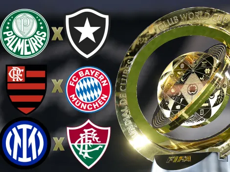 IA revela destino de Botafogo, Flamengo, Fluminense e Palmeiras no Mundial