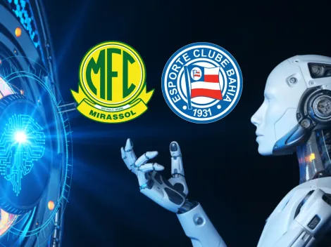 Mirassol x Bahia ganha previsão da inteligência artificial