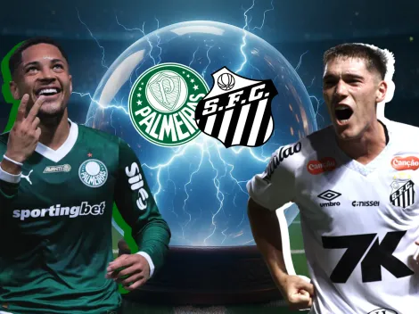 Palmeiras enfrenta o Santos pelo Brasileirão 2025; saiba quem deve vencer