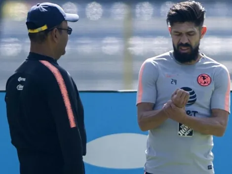 Oribe Peralta es duda para el Clásico Joven