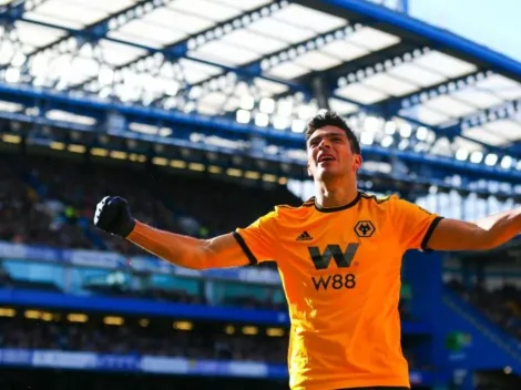 Raúl Jiménez anotó el gol de Wolves para el empate ante Chelsea