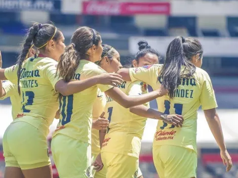 América celebra con jugadoras nominada en el once ideal Femenil