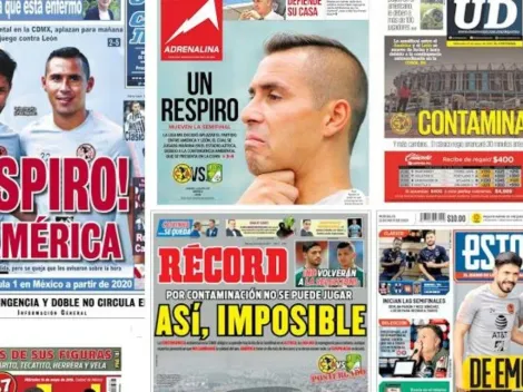 Las portadas de la postergación de las Semifinales