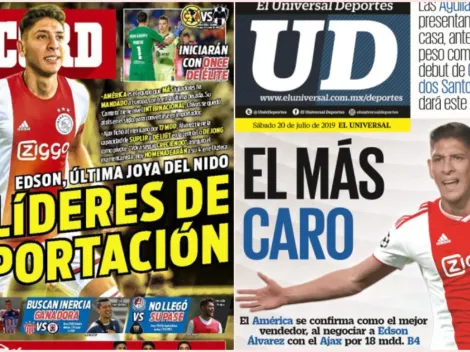 Edson Álvarez se llevó la portadas de los diarios mexicanos con su salida