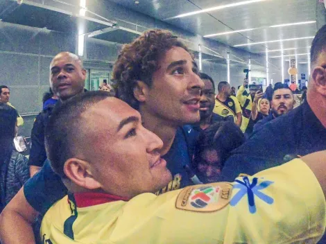 Los fanáticos del América recibieron al equipo en Houston