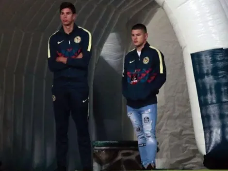 Richard Sánchez presente en el Estadio Jalisco acompañando al América