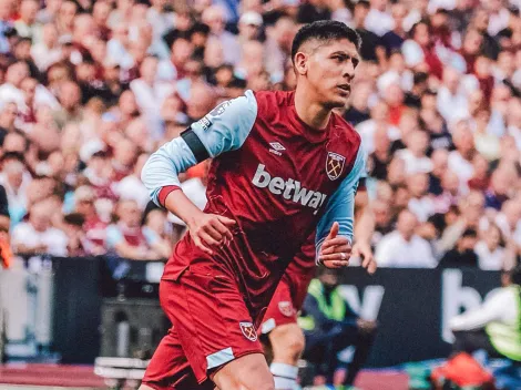 Edson Álvarez salió lesionado en el partido entre el West Ham y el Manchester Cuty