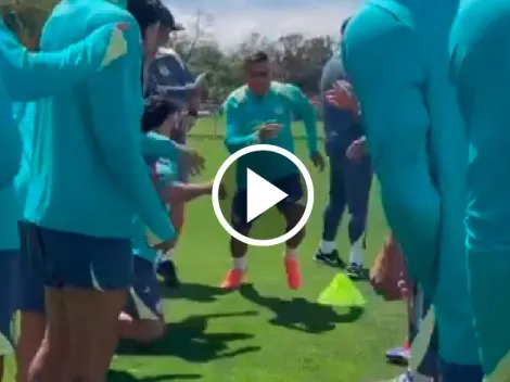 VIDEO: Así recibió la plantilla del América a Erick Sánchez