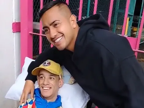 Erick Sánchez cumple el sueño de un especial fan azulcrema