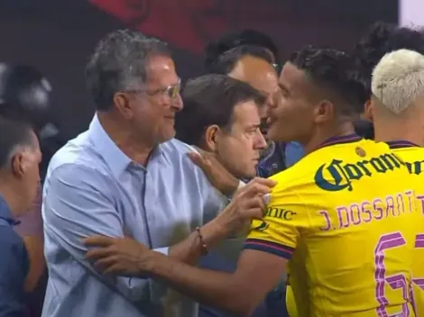 Así fue el reencuentro de Jonathan dos Santos y Juan Carlos Osorio