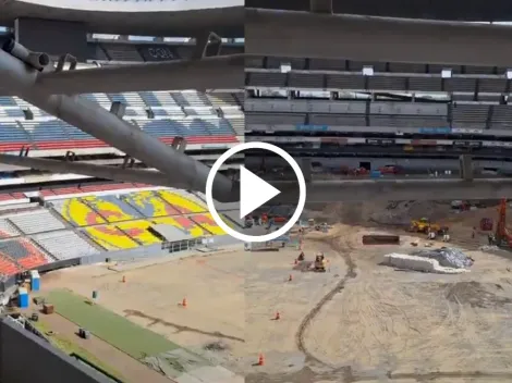 Se filtran inéditas imágenes de la remodelación del Estadio Azteca