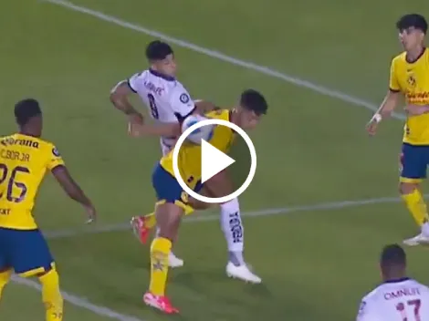 Clara explicación para no marcar penal por mano de Cáceres