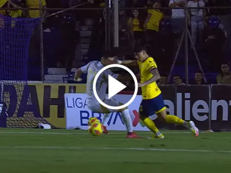 La polémica jugada por la que se anuló el gol de Diego Valdés contra Tigres