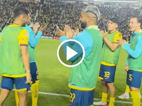 Así reaccionaron los suplentes de América al doblete de Brian Rodríguez