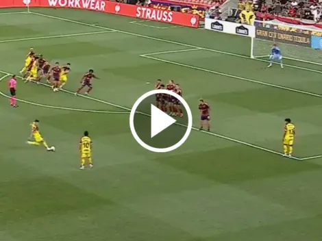 Brian Rodríguez convirtió un golazo de tiro libre