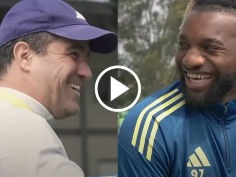 La primera y divertida charla de André Jardine y Allan Saint-Maximin