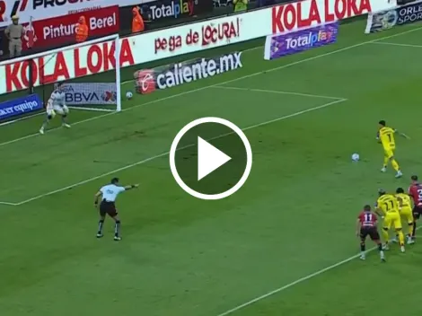 América pega primero: penal de Brian Rodríguez abre el marcador