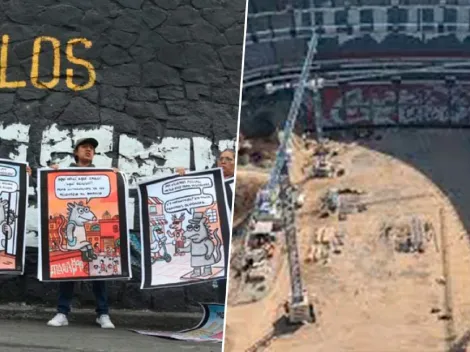 Protesta vecinal pone en riesgo la remodelación del Estadio Azteca
