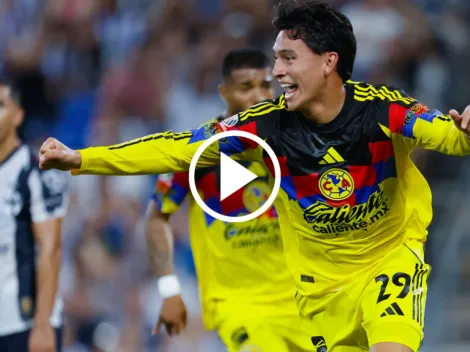 América despertó y logró un empate agónico en Monterrey