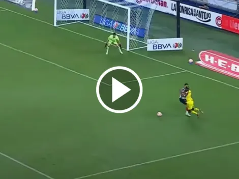 El penal no pitado sobre Saint-Maximin contra Monterrey