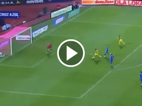 Brian Rodríguez adelantó al América tras un error de Cruz Azul