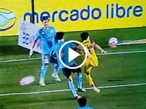 ¿Robo al América? Polémico penal no marcado ante Puebla