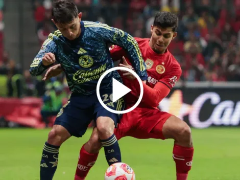 América perdió ante Toluca y no pudo alcanzar el liderato