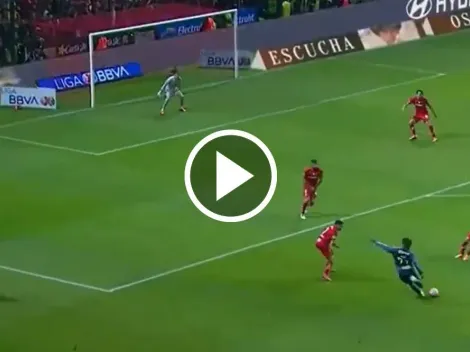 El zapatazo de Saint-Maximin que hizo temblar la portería de Toluca