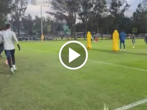 La jugada que América practicó una y otra vez antes enfrentar a Monterrey