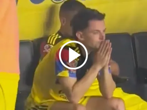 Jugadores de América, destrozados, tras ser eliminados por Rayados