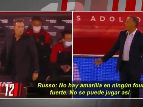 Video: Russo y Kudelka se cruzaron en pleno partido y se sacaron chispas