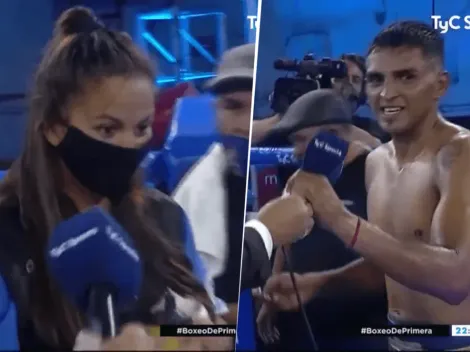 Video: un boxeador le pidió casamiento a su novia después de perder una pelea