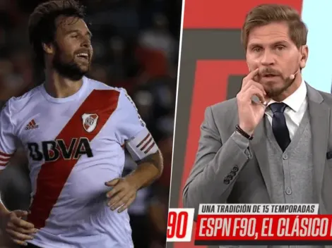 Cavenaghi se enojó con Vignolo y todo ESPN F90: "¿Preguntan esta bolu...?"