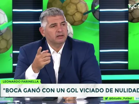 Farinella: "River no sale campeón del fútbol argentino porque le roban, viene siendo estafado"