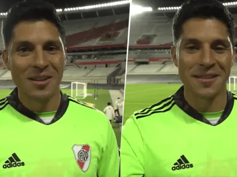 Nunca borró la sonrisa: el mensaje de Enzo Pérez para los hinchas de River