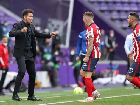 Nunca lo vimos tan feliz: la reacción de Simeone al pitazo final