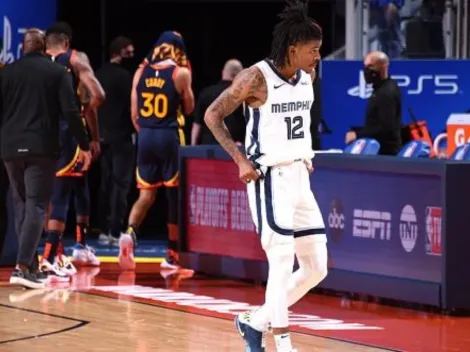 La eliminación de Stephen Curry de anoche tiene nombre y apellido: Ja Morant