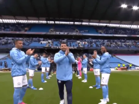 Hasta siempre, leyenda: el homenaje para Agüero antes de su último partido con el City