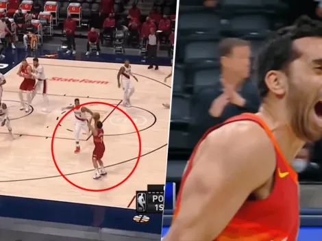 Video: Campazzo metió un triplazo ante Portland y lo gritó como un gol