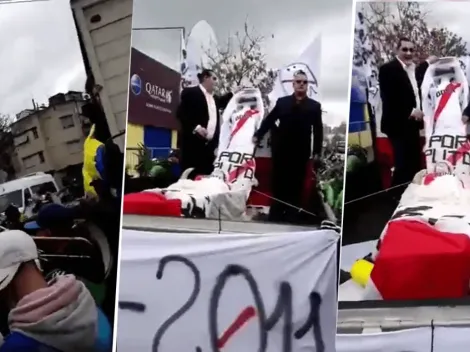 Están locos: en La Boca celebran los diez años del descenso de River