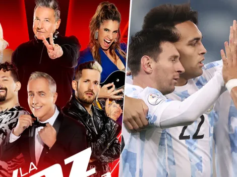 Rating: cómo le fue a La Voz Argentina 2021 y a Telefe con el partido de la Selección Argentina